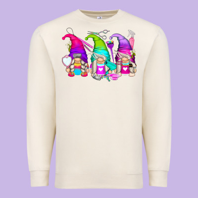 Hair Styles Gnomes Premium Sweatshirt Designed By Zillion Design Studio