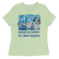 Matcha snuggle up gnomies it's coll outside Ladies Tee - BarkalooDesign