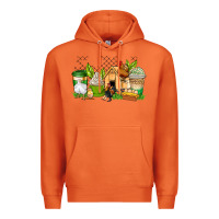 Carrot chicken coffee cups Premium Hoodie - AdoDesignShop