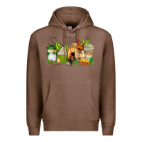 Chestnut chicken coffee cups Premium Hoodie - AdoDesignShop