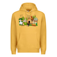 Mustard chicken coffee cups Premium Hoodie - AdoDesignShop