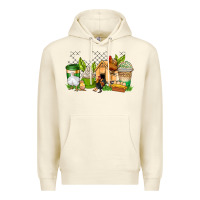 Chicken Coffee Cups Premium Hoodie | Teevron