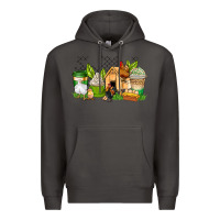 Smoke chicken coffee cups Premium Hoodie - AdoDesignShop