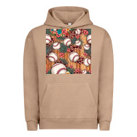 Pigment Burro baseball leopard seamless pattern Urban Hoodie - JahusDesignShop