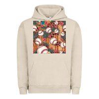 Pigment French Oak baseball leopard seamless pattern Urban Hoodie - JahusDesignShop