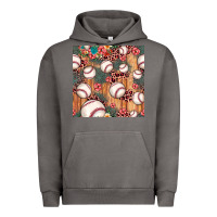 Pigment Tornado baseball leopard seamless pattern Urban Hoodie - JahusDesignShop