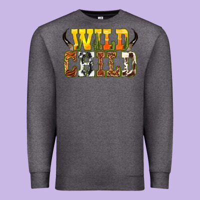 Premium Sweatshirt Western wild child