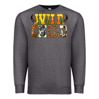 Charcoal Heather Western wild child Premium Sweatshirt - texasbilliewilder