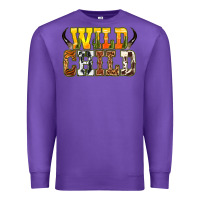 Purple Western wild child Premium Sweatshirt - texasbilliewilder
