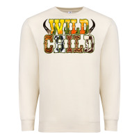 Sandshell Western wild child Premium Sweatshirt - texasbilliewilder