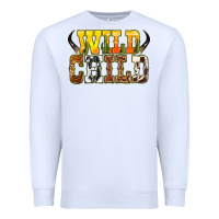White Western wild child Premium Sweatshirt - texasbilliewilder