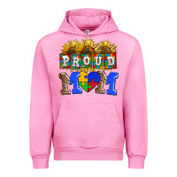 Fuchsia Pink proud mom Urban Hoodie - AdoDesignShop