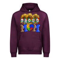 Mauve Wine proud mom Urban Hoodie - AdoDesignShop