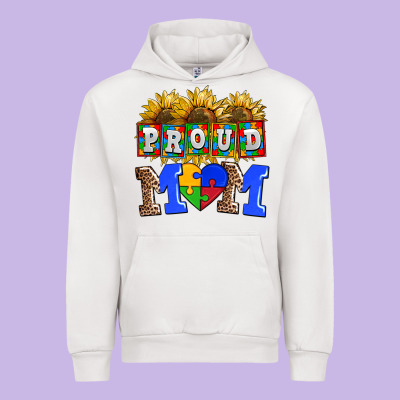 Proud Mom Urban Hoodie Designed By Adodesignshop