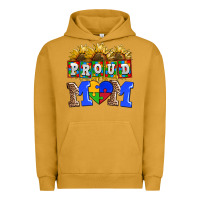 Pigment Peanut Butter proud mom Urban Hoodie - AdoDesignShop