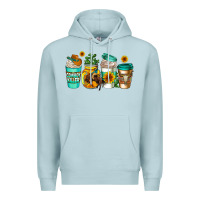 Blue Mist arizona coffee cups Premium Hoodie - AdoDesignShop