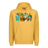 Mustard arizona coffee cups Premium Hoodie - AdoDesignShop