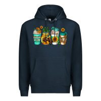 Navy arizona coffee cups Premium Hoodie - AdoDesignShop