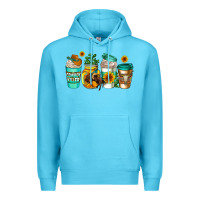 Ocean Blue arizona coffee cups Premium Hoodie - AdoDesignShop
