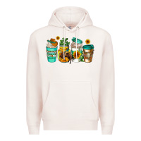 Pale Pink arizona coffee cups Premium Hoodie - AdoDesignShop