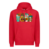 Red arizona coffee cups Premium Hoodie - AdoDesignShop
