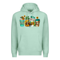 Seafoam arizona coffee cups Premium Hoodie - AdoDesignShop