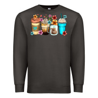 Smoke flowers with coffee Premium Sweatshirt - Zillion Design Studio