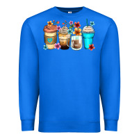 True Royal flowers with coffee Premium Sweatshirt - Zillion Design Studio