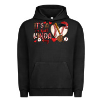 Pigment Black it s a tee ball kinda day baseball Urban Hoodie - Artiststas