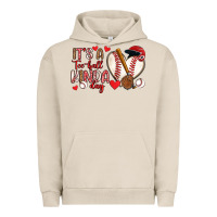 Pigment French Oak it s a tee ball kinda day baseball Urban Hoodie - Artiststas