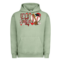 Pigment Oil Green it s a tee ball kinda day baseball Urban Hoodie - Artiststas