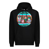 Black nurse car coasters Premium Hoodie - AdoDesignShop