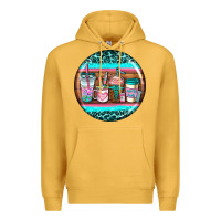 Mustard nurse car coasters Premium Hoodie - AdoDesignShop