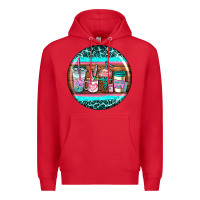Red nurse car coasters Premium Hoodie - AdoDesignShop