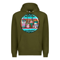 Army Green nurse car coasters Premium Hoodie - AdoDesignShop