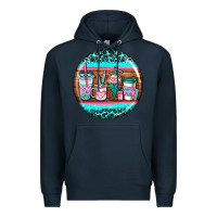 Navy nurse car coasters Premium Hoodie - AdoDesignShop