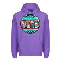 Purple nurse car coasters Premium Hoodie - AdoDesignShop