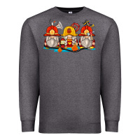 Charcoal Heather firefighter gnomes Premium Sweatshirt - Zillion Design Studio