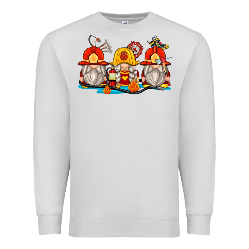 Firefighter Gnomes Premium Sweatshirt by Zillion Design Studio | Teevron