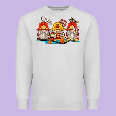 Firefighter Gnomes Premium Sweatshirt Designed By Zillion Design Studio