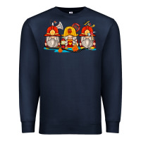 Navy firefighter gnomes Premium Sweatshirt - Zillion Design Studio