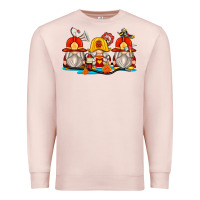 Pale Pink firefighter gnomes Premium Sweatshirt - Zillion Design Studio