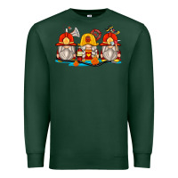 Sports Green firefighter gnomes Premium Sweatshirt - Zillion Design Studio