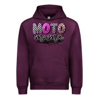 Mauve Wine moto mama Urban Hoodie - Artiststas