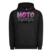 Pigment Black moto mama Urban Hoodie - Artiststas