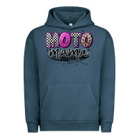 Pigment Midnight Navy moto mama Urban Hoodie - Artiststas