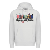 Dove Grey unafraid Premium Hoodie - JahusDesignShop