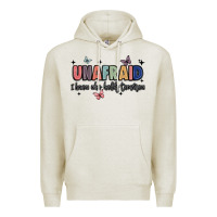 Oatmeal Heather unafraid Premium Hoodie - JahusDesignShop