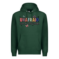 Sports Green unafraid Premium Hoodie - JahusDesignShop