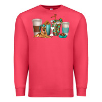 Cardinal german shepherd dog coffee cups Premium Sweatshirt - texasbilliewilder